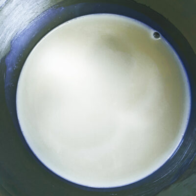 Warming up Milk in a stainless-steel Pot